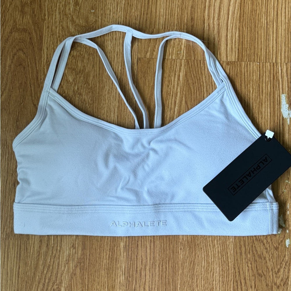 alphalete tri bra - thundercloud